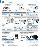 Lot de 24 sifflets en plastique