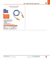 Bouchons d'oreilles avec cordelette