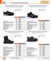 Chaussures basses de sécurité SLAMER coloris noir/orange