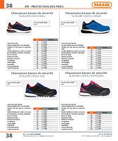 Chaussures basses de sécurité SLALUM coloris noir