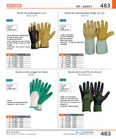 Gants de jardinage en cuir SEQUOIA