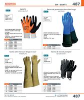 Gants anti-morsure longs en cuir ANIMALYS
