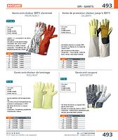 Gants de protection chaleur jusqu'à 350°C OILGRIP5 