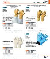 Gants pompier anti feu de forêt avec manchette SPP2NIT05+