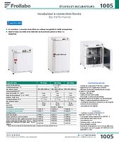 Incubateur à convection forcée Bio Performance