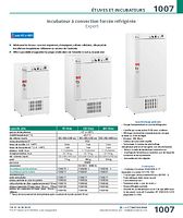Incubateur réfrigérée à convection forcée Expert