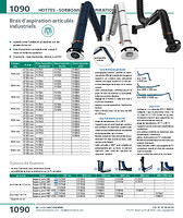 Bras d'aspiration articulés industriels ATEX