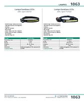 Lampe bandeau LEDs avec spot frontal