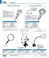 Loupe à main éclairante 8 LEDs blanc froid et 1 LED UV