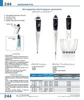 Micropipettes électroniques motorisées 8 canaux dPette+®