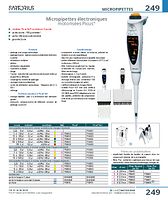Micropipettes électroniques motorisées Picus® multicanaux