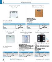 Pèse-personne Impédancemètre digital 182 kg