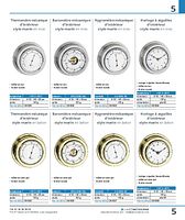 Hygromètre mécanique d'intérieur style marin en laiton