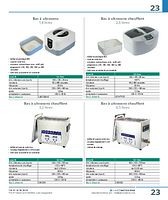 Bac à ultrasons chauffant 2,6 litres