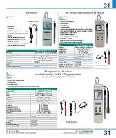 Enregistreur - pH-mètre conductimètre / RedOx / Oxygènemètre sondes pH et conductivité livrées