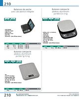 Balance compacte plateau aluminium portée 5 kg
