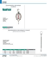 Dynamomètre mécanique à cadran