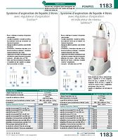 Système d'aspiration de liquide avec régulateur d'aspiration et indicateur de niveau SafeVac®