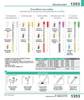 Écouvillons pour contrôle de surface et détection de Moisissures et levures