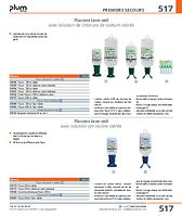 Flacons lave-œil avec solution pH neutre stérile