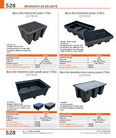 Bacs de rétention avec pieds pour 2 fûts 240 litres