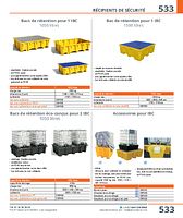 Bac de rétention pour 1 IBC 1500 litres