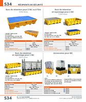 Bacs de rétention pour 2 IBC 1330 litres