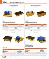 Bacs de rétention 100 litres