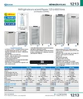 Réfrigérateurs scientifiques 125 à 600 litres certifiables COFRAC, porte vitrée