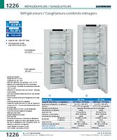 Réfrigérateurs / Congélateurs combinés ménagers