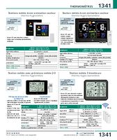 Station météo 3 émetteurs thermo-hygro-baromètre