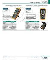 Thermomètre avec sonde filaire thermocouple K