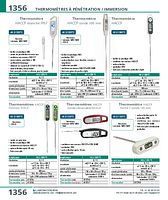 Thermomètre HACCP forme T sonde 120 mm