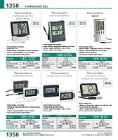 Thermomètre intérieur/extérieur grand écran
