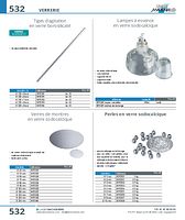 Perles en verre sodocalcique