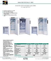 Enceintes thermostatées pour DBO avec prises intégrées