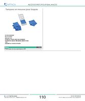 Tampons en mousse pour biopsie