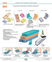 Cassettes d'inclusion Simport® Slimsette® 4 compartiments
