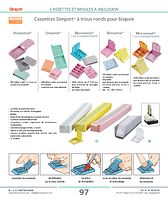 Manchons de cassettes Simport® Micromesh® pour biopsie