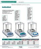 Balances de précision portée 62 à 220 g, écran graphique