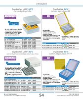 Cryoboîtes LMR® -90°C carton hydrophobe, séparateur pré-monté