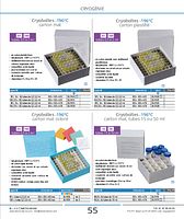 Cryoboîtes -196°C carton mat, tubes 15 ou 50 ml