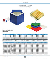 Cryoboîtes 136 x 136 mm en carton hydrofuge