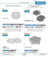 Boîtes de Pétri stériles quadrillées