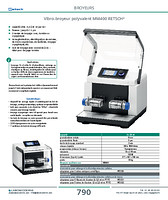 Vibro-broyeur polyvalent MM400 RETSCH®