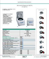 Microcentrifugeuses 5427 R