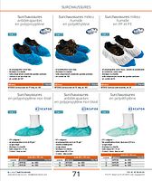 Surchaussures antidérapantes en polypropylène non tissé