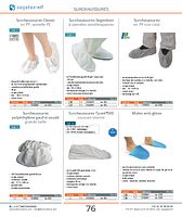 Surchaussures polyéthylène gaufré soudé grande taille