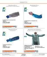 Manchettes 40 cm polyéthylène