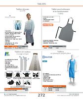 Tabliers en plastique polyéthylène